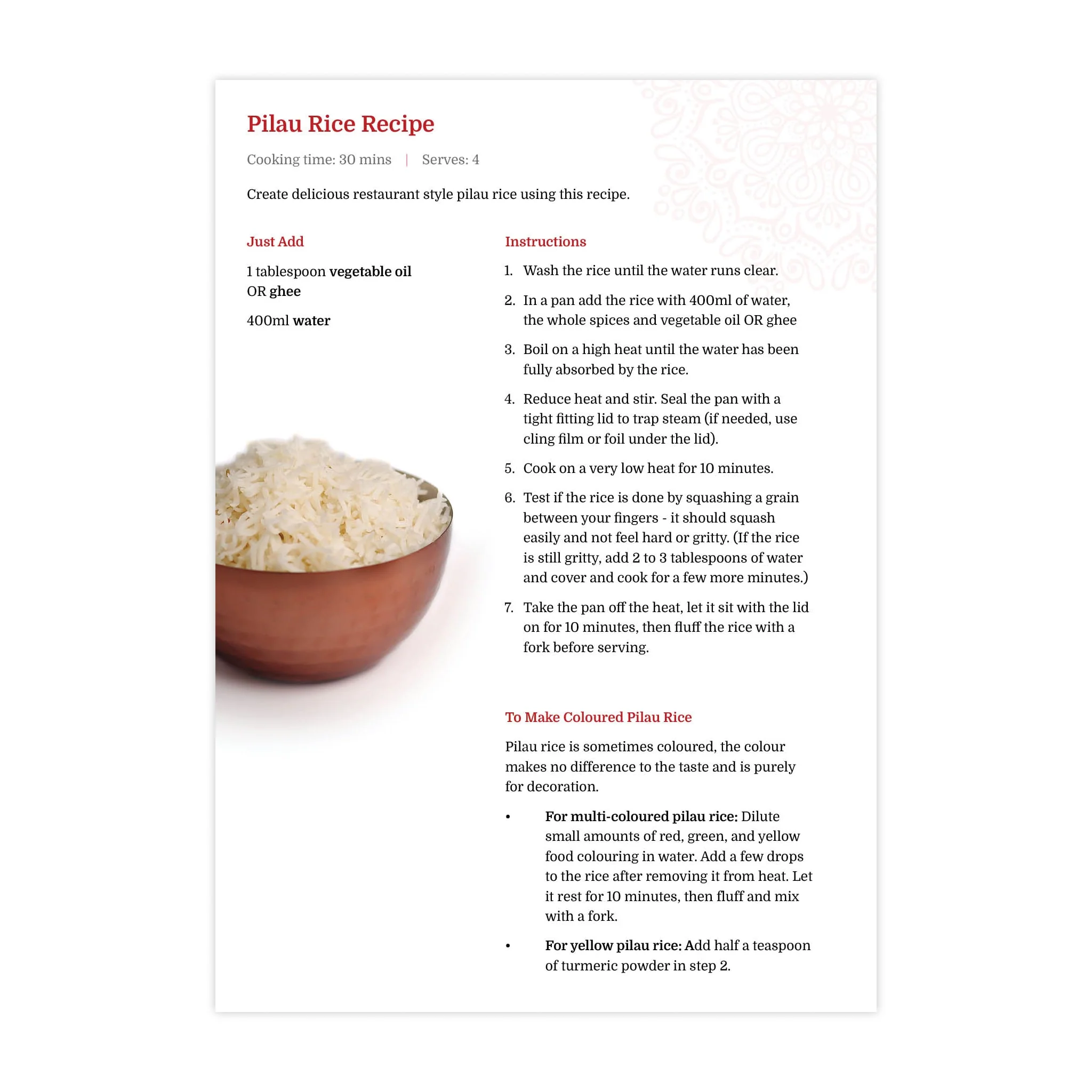 Pilau Rice Kit - Image 4